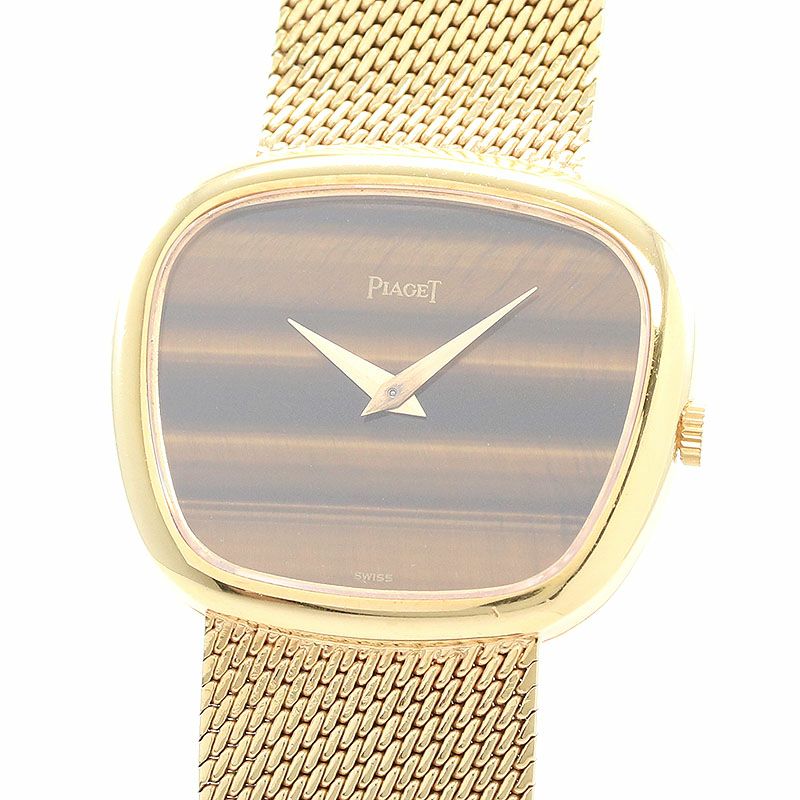 【中古】PIAGET VINTAGE TRAPEZE SHAPE WATCH TIGER-EYE DIAL ピアジェ ヴィンテージ トラペーズ シェイプウォッチ タイガーアイダイヤル 9465B11
