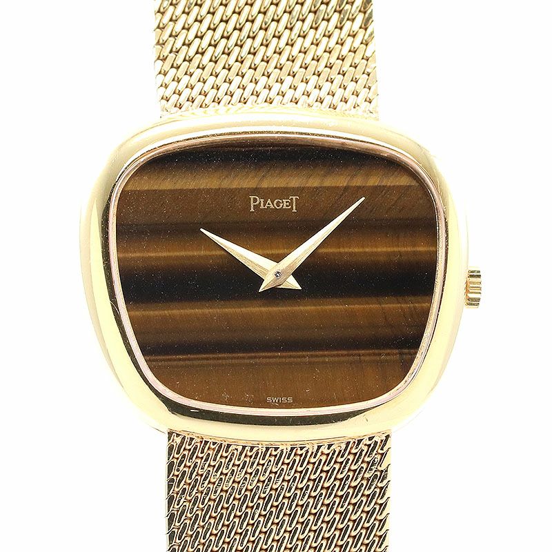 【中古】PIAGET VINTAGE TRAPEZE SHAPE WATCH TIGER-EYE DIAL ピアジェ ヴィンテージ トラペーズ シェイプウォッチ タイガーアイダイヤル 9465B11