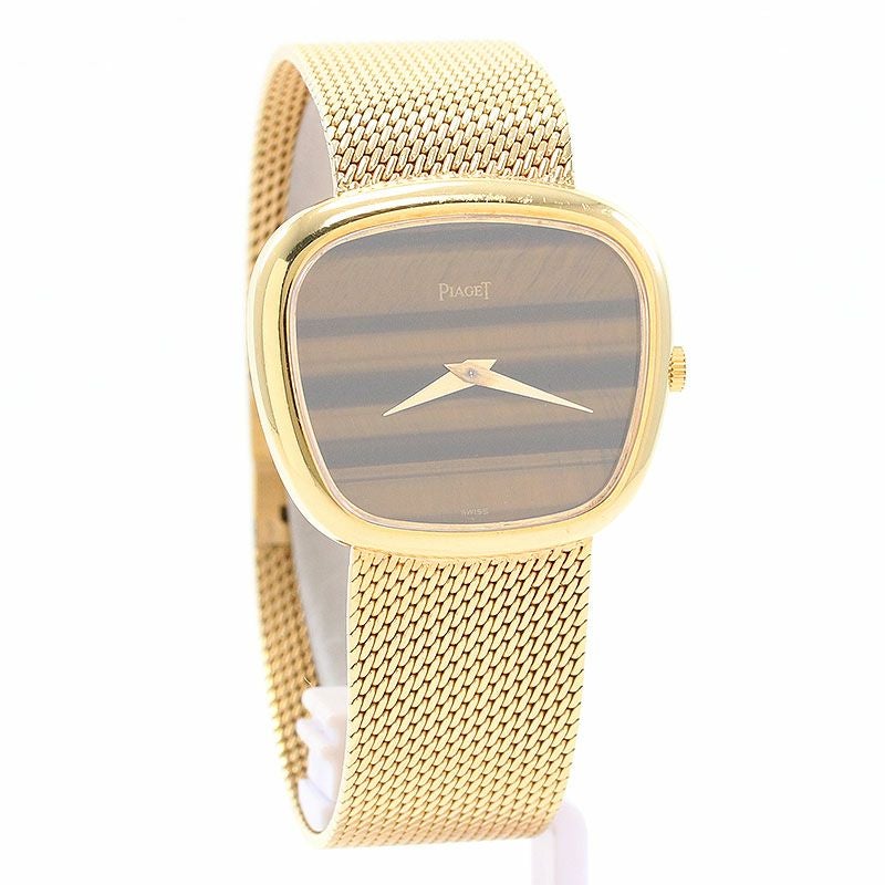 【中古】PIAGET VINTAGE TRAPEZE SHAPE WATCH TIGER-EYE DIAL ピアジェ ヴィンテージ トラペーズ シェイプウォッチ タイガーアイダイヤル 9465B11
