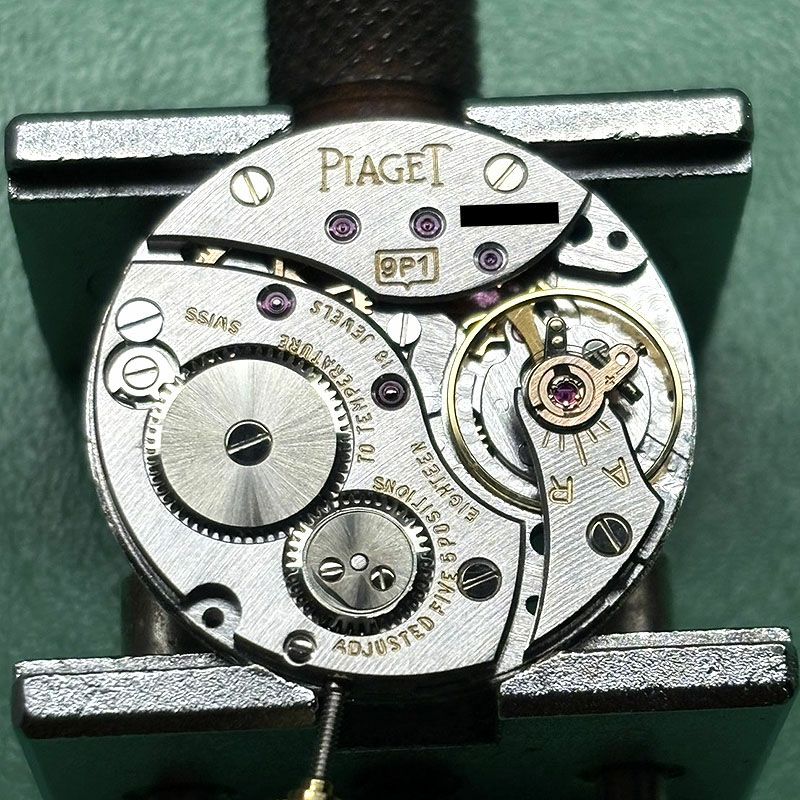 中古】PIAGET VINTAGE TRAPEZE SHAPE WATCH TIGER-EYE DIAL ピアジェ