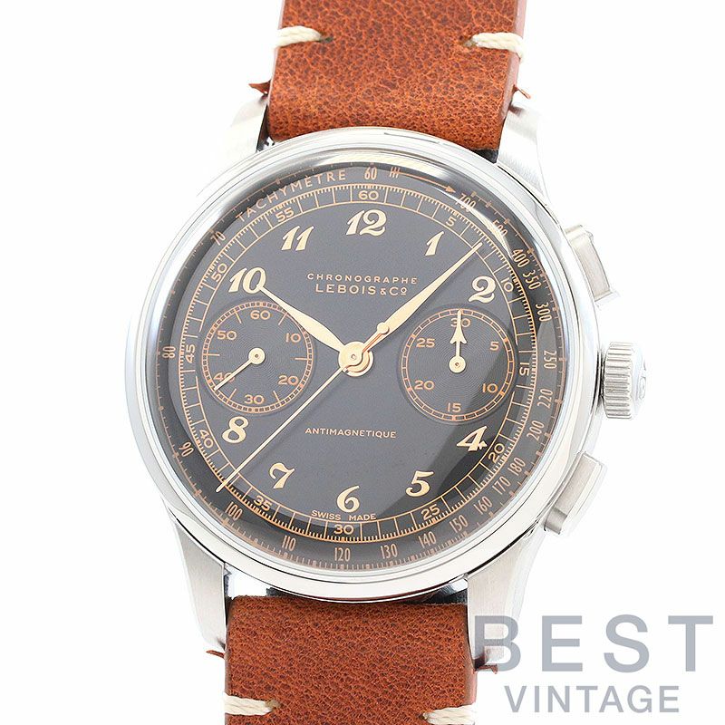 中古】LEBOIS & Co HERITAGE CHRONOGRAPH ラボア ヘリテージ クロノ 