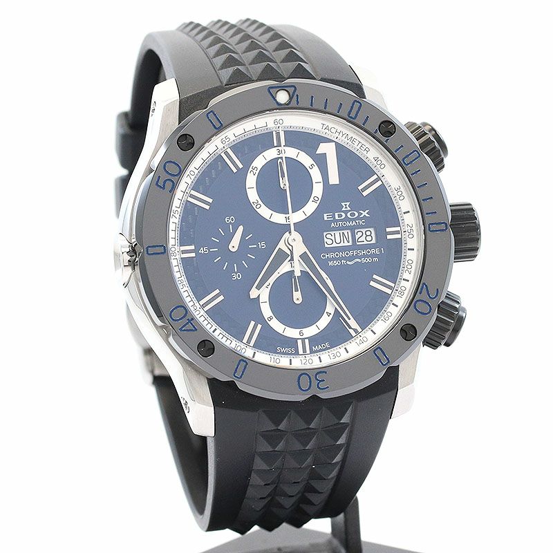 中古】EDOX CHRONOOFFSHORE-1 CHRONOGRAPH AUTOMATIC TOMIYA LIMITED