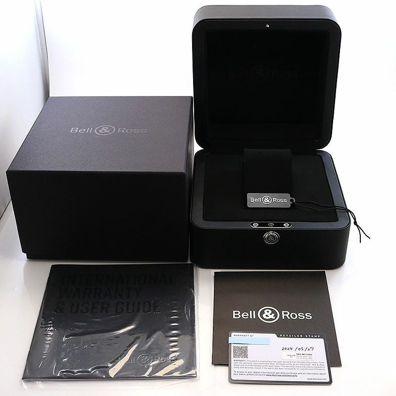 中古】BELL & ROSS BR-05 SKELETON BLACK LUM CERAMIC ベル&ロス BR05