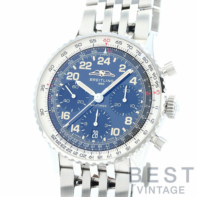 ブライトリング 【BREITLING】 ナビタイマー B02 クロノグラフ 41 コスモノート PB02301A1B1A1 メンズ ブラック ステンレススティール/プラチナ 腕時計 時計 NAVITIMER B02 CHRONOGRAPH 41 COSMONAUTE BLACK SS/PT 【中古】 中古】BREITLING NAVITIMER B02 CHRONOGRAPH 41 COSMONAUTE