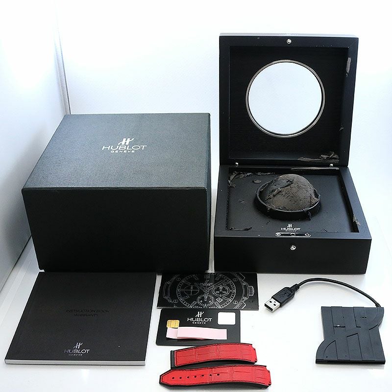 中古】HUBLOT BIG BANG ALL BLACK RED ウブロ ビッグバン オール