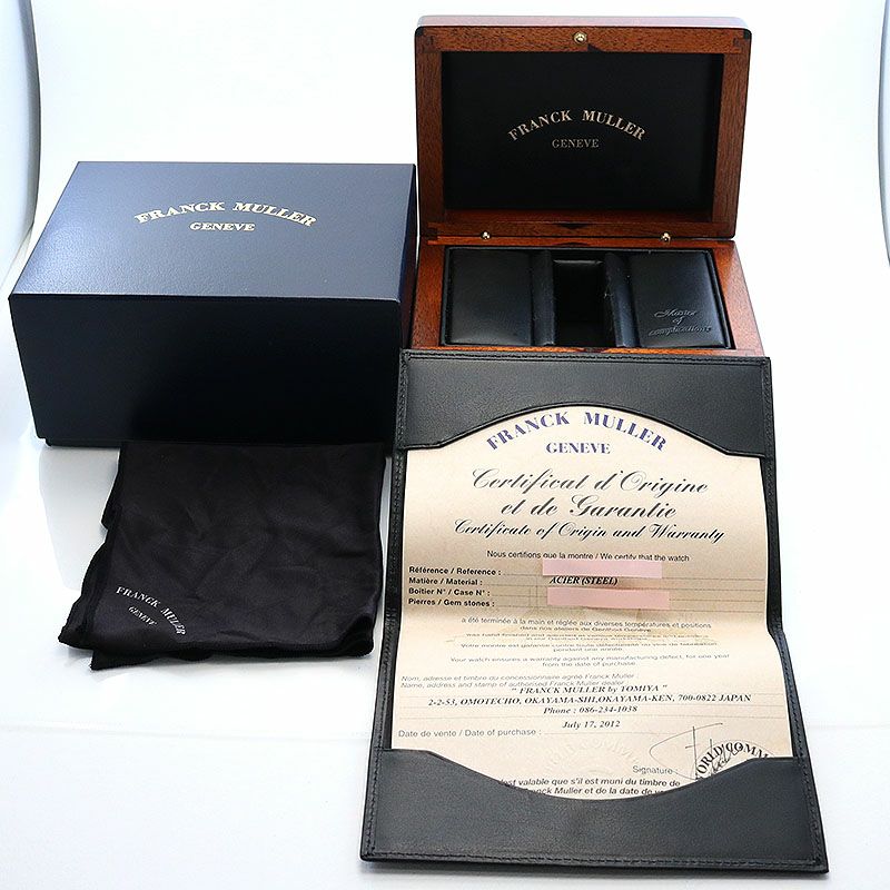【中古】FRANCK MULLER CINTREE CURVEX フランク・ミュラー トノウ カーベックス 1752QZ AC