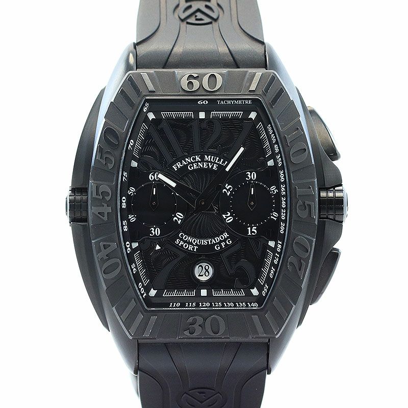 【中古】FRANCK MULLER CONQUISTADOR GRAND PRIX フランク・ミュラー コンキスタドールグランプリ 8900CCDTGPJ BLACK TT