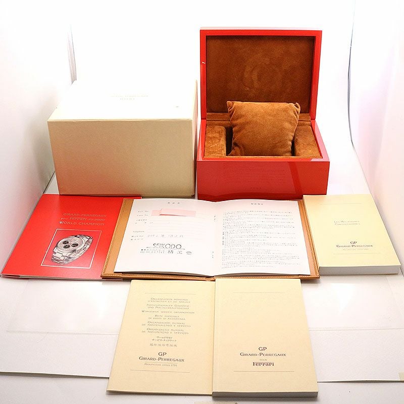 【中古】GIRARD-PERREGAUX FERRARI F1-2000 CHRONOGRAPH LIMITED 2000 F1 WORLD CHAMPION ジラール・ペルゴ フェラーリ F1-2000 クロノグラフ リミテッド 49560.1.11.1749