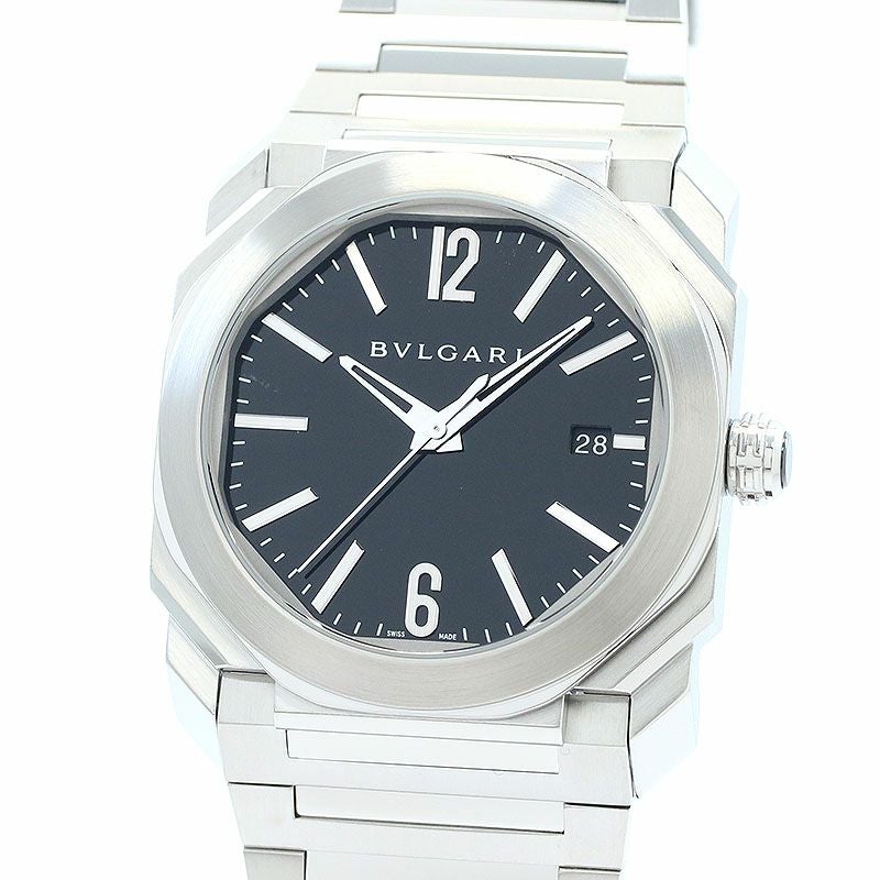 【中古】BVLGARI OCTO SOLOTEMPO 38MM ブルガリ オクト ソロテンポ 38MM 102104 (BG038BSSD)