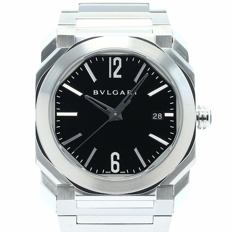 【中古】BVLGARI OCTO SOLOTEMPO 38MM ブルガリ オクト ソロテンポ 38MM 102104 (BG038BSSD)