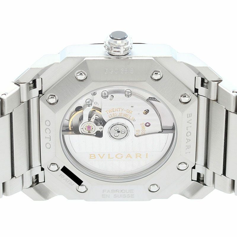 【中古】BVLGARI OCTO SOLOTEMPO 38MM ブルガリ オクト ソロテンポ 38MM 102104 (BG038BSSD)