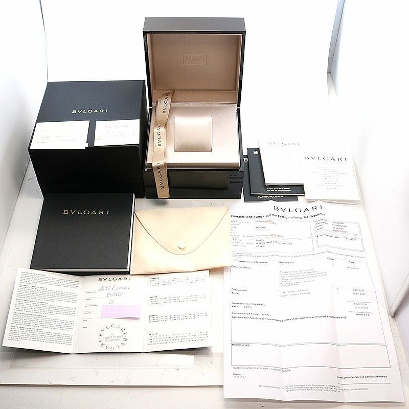 【中古】BVLGARI OCTO SOLOTEMPO 38MM ブルガリ オクト ソロテンポ 38MM 102104 (BG038BSSD)