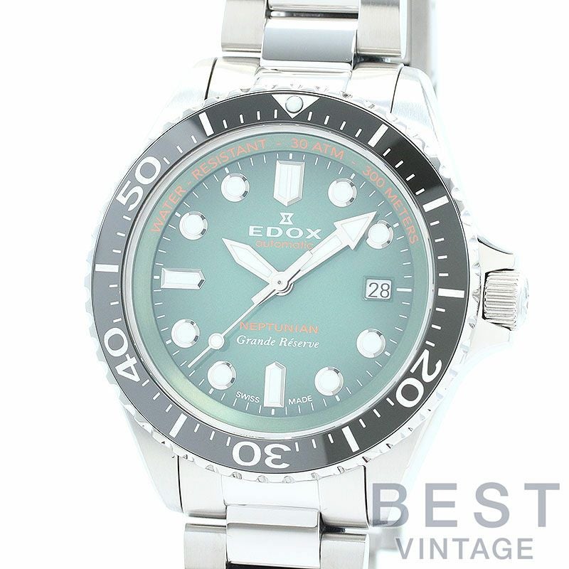 中古】EDOX NEPTUNIAN GRANDE RESERVE DATE AUTOMATIC エドックス