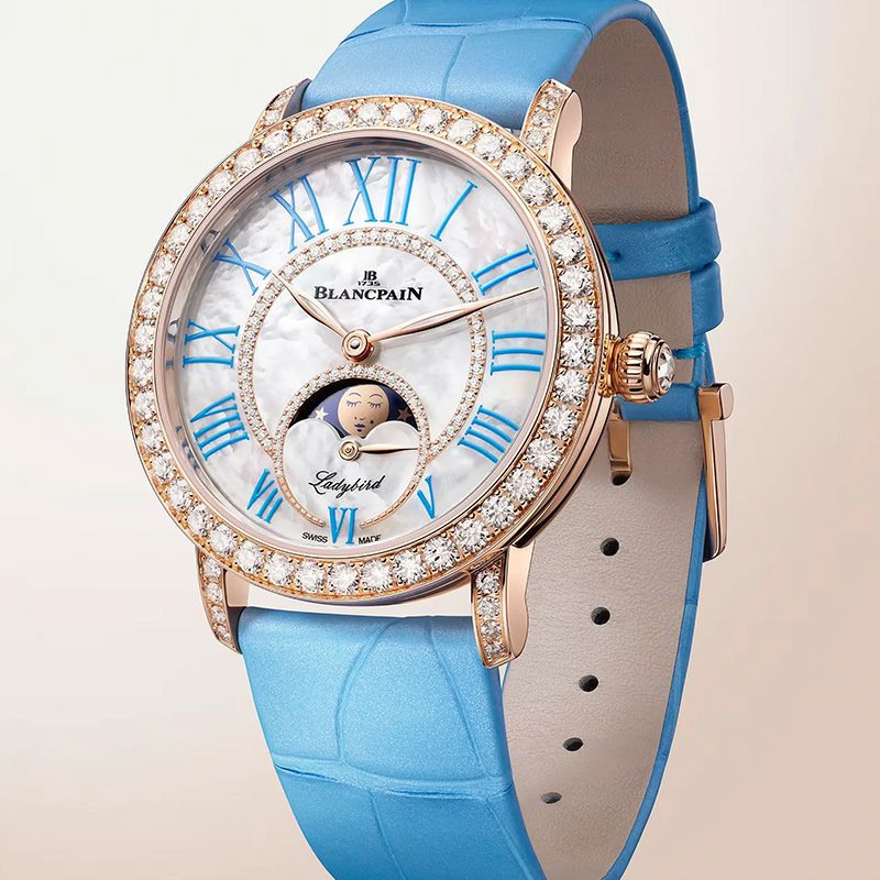 BLANCPAIN LADYBIRD COLORS PHASES DE LUNE ブランパン レディバード カラーズ ムーンフェイズ  3662D-2954-55A