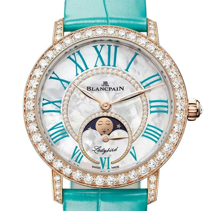 BLANCPAIN LADYBIRD COLORS PHASES DE LUNE ブランパン レディバード カラーズ ムーンフェイズ  3662A-2954-55A