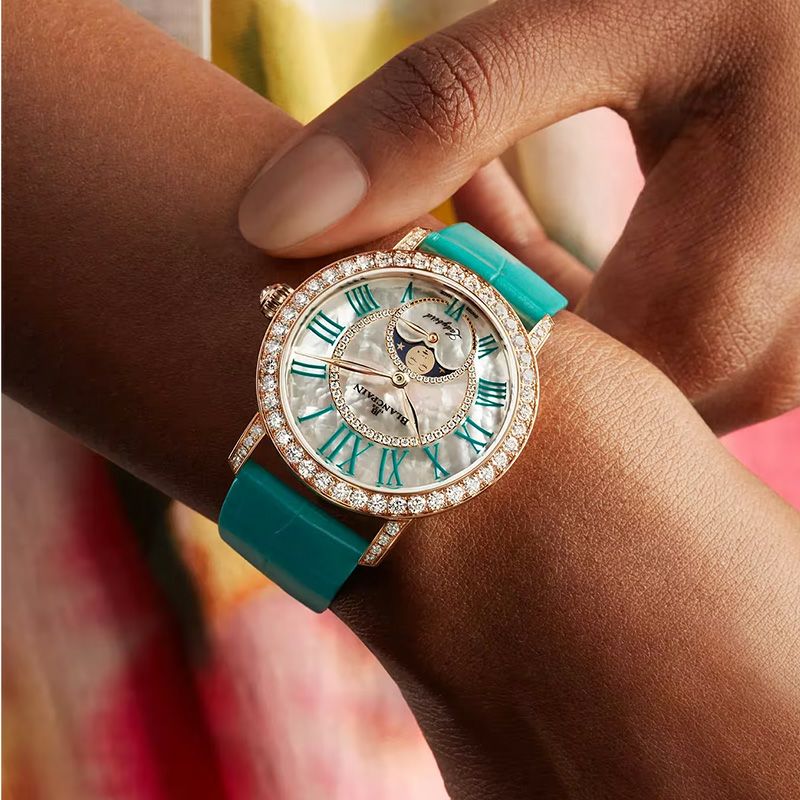 BLANCPAIN LADYBIRD COLORS PHASES DE LUNE ブランパン レディバード カラーズ ムーンフェイズ  3662A-2954-55A