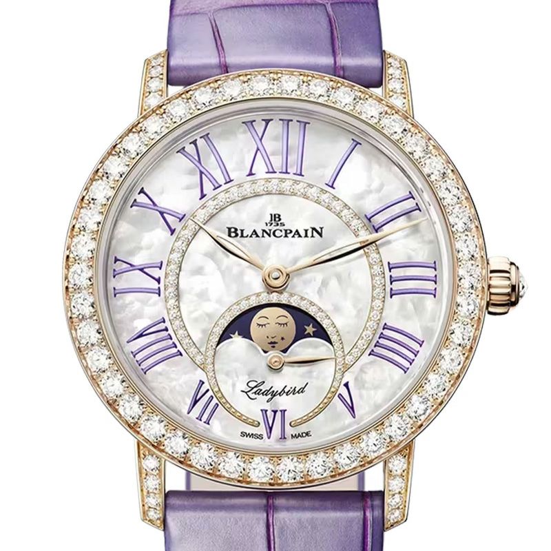 BLANCPAIN LADYBIRD COLORS PHASES DE LUNE ブランパン レディバード カラーズ ムーンフェイズ  3662E-2954-55A