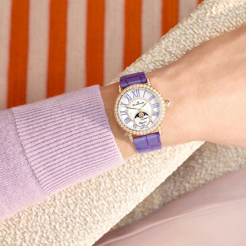 BLANCPAIN LADYBIRD COLORS PHASES DE LUNE ブランパン レディバード カラーズ ムーンフェイズ  3662E-2954-55A