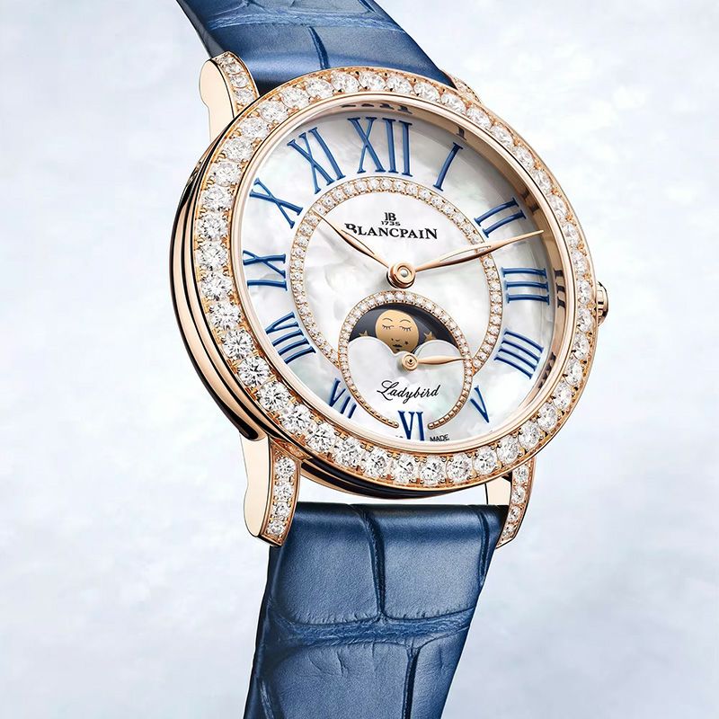 BLANCPAIN LADYBIRD COLORS PHASES DE LUNE ブランパン レディバード カラーズ ムーンフェイズ  3662-2954-55A
