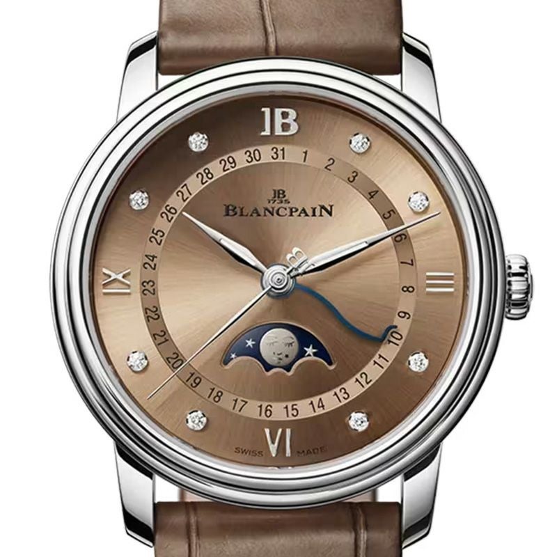BLANCPAIN VILLERET QUANTIEME PHASES DE LUNE ブランパン ヴィルレ デイト ムーンフェイズ  6126N-1146-55B
