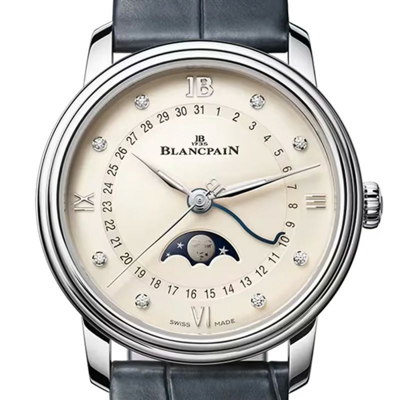 BLANCPAIN VILLERET QUANTIEME PHASES DE LUNE ブランパン ヴィルレ デイト ムーンフェイズ  6126N-1187-55B