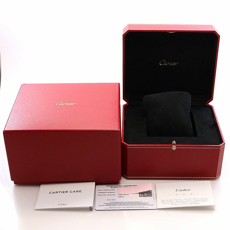 【中古】CARTIER TANK MUST DE CARTIER SMALL MODEL カルティエ タンク マスト ドゥ カルティエ SM WSTA0042