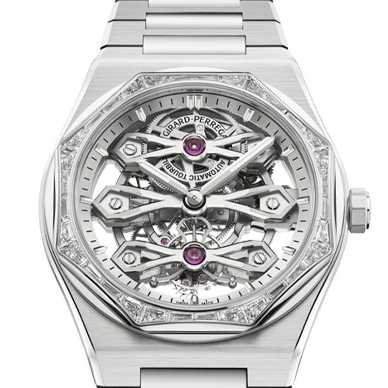 GIRARD-PERREGAUX LAUREATO THREE GOLD BRIDGE ジラール・ペルゴ ロレアート スリー・ゴールド ブリッジ 99112-58S3451-1CM