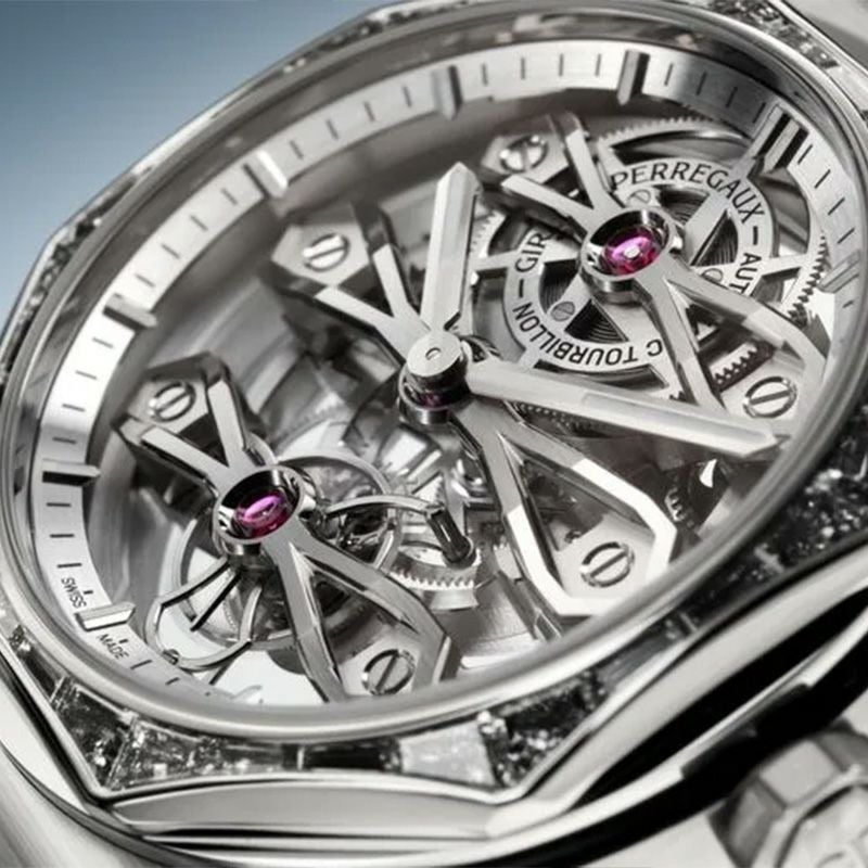 GIRARD-PERREGAUX LAUREATO THREE GOLD BRIDGE ジラール・ペルゴ ロレアート スリー・ゴールド ブリッジ 99112-58S3451-1CM