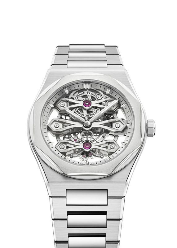 GIRARD-PERREGAUX LAUREATO THREE GOLD BRIDGE ジラール・ペルゴ 
