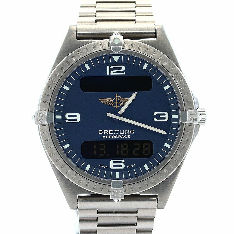 【中古】BREITLING AEROSPACE ブライトリング エアロスペース F56059 (80360)