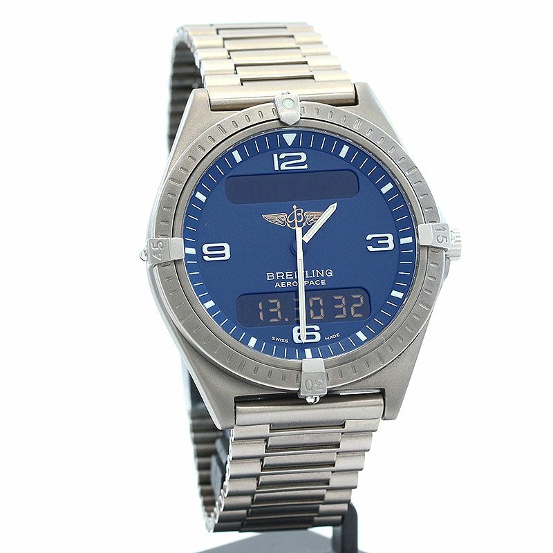 【中古】BREITLING AEROSPACE ブライトリング エアロスペース F56059 (80360)