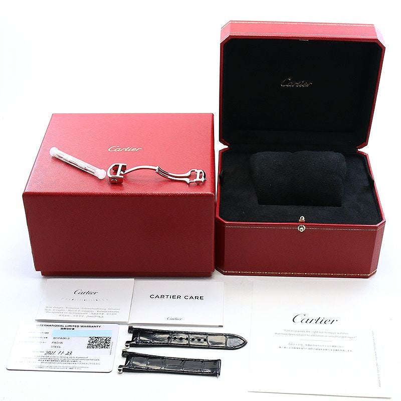 カルティエ パシャドゥカルティエ 35mm WSPA0013 ボーイズ 腕時計【Aランク】【中古】 新品)CARTIER カルティエ パシャ ドゥ カルティエ WSPA0013 35mm（商品