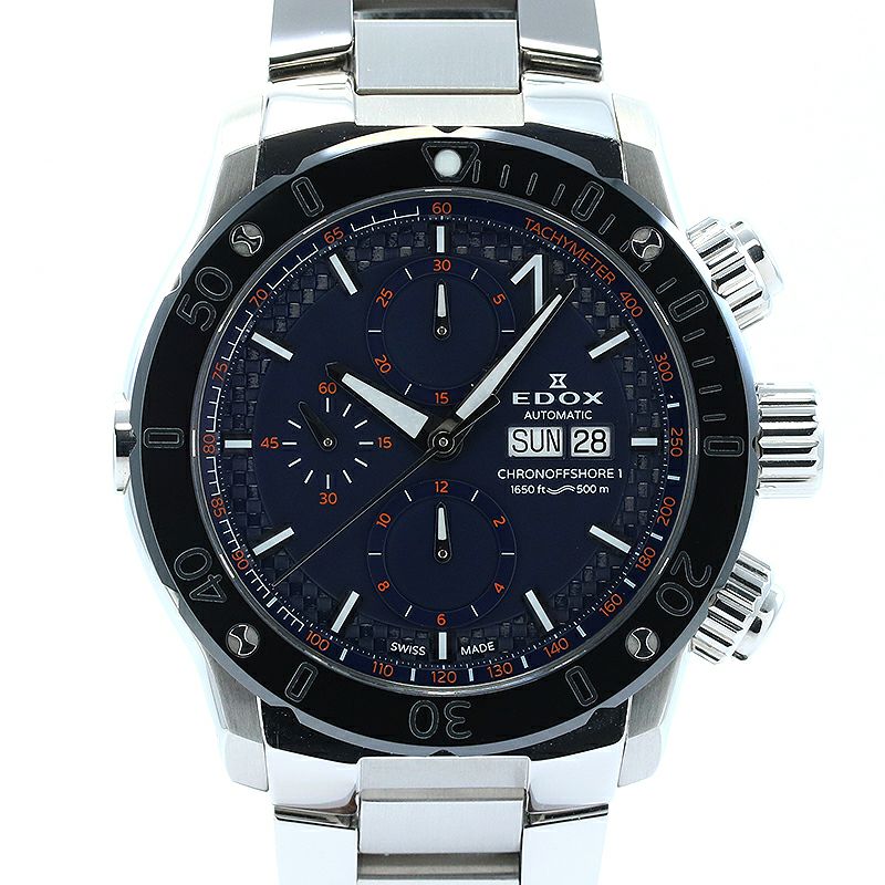 中古】EDOX CHRONOOFFSHORE-1 CHRONOGRAPH AUTOMATIC エドックス