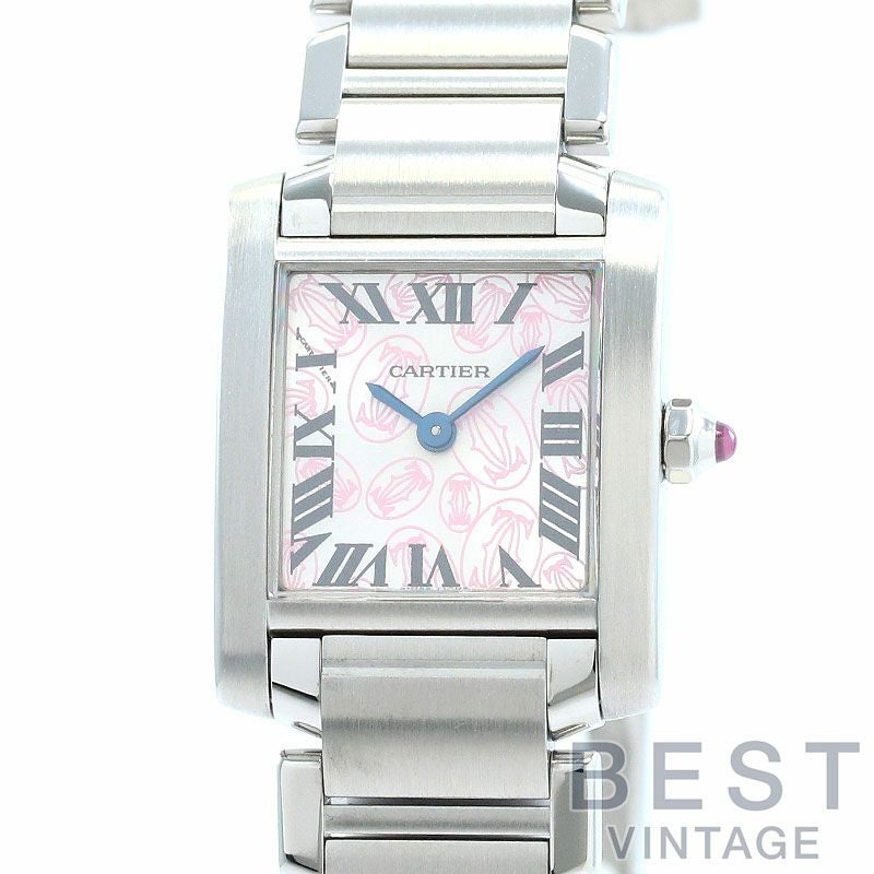 中古】CARTIER TANK FRANCAISE SMALL MODEL 2006 CHRISTMAS LIMITED