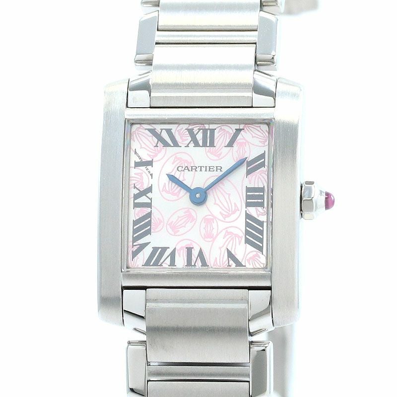 中古】CARTIER TANK FRANCAISE SMALL MODEL 2006 CHRISTMAS LIMITED
