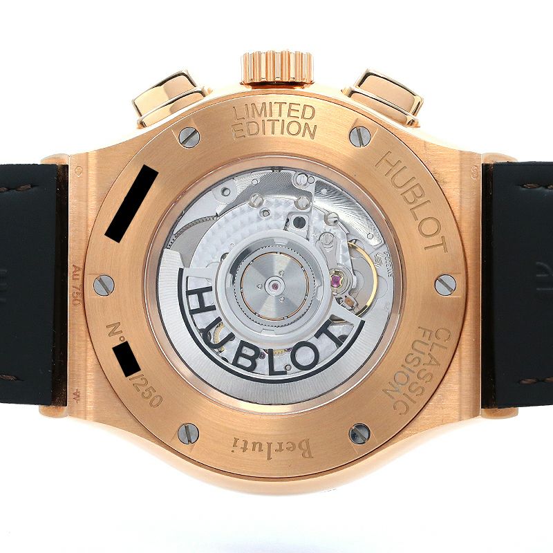 【中古】HUBLOT CLASSIC FUSION CHRONOGRAPH BERLUTI SCRITTO KING GOLD ウブロ クラシック・フュージョン クロノグラフ ベルルッティ スクリット キングゴールド 521.OX.0500.VR.BER17