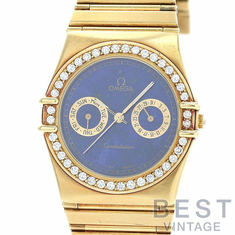 【中古】OMEGA CONSTELLATION DAY-DATE LAPIS LAZULI DIAL オメガ コンステレーション デイデイト ラピスラズリダイヤル 496.1071