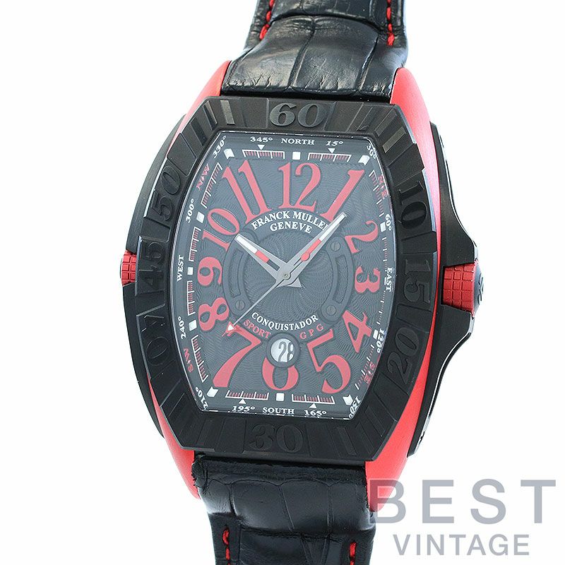 【中古】FRANCK MULLER CONQUISTADOR GRAND PRIX ERGAL フランク・ミュラー コンキスタドール グランプリ エルガ 9900SCDTGPG ER (9900 SC DT GPG)