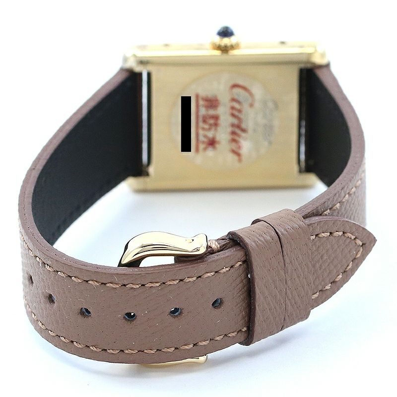 【中古】CARTIER MUST TANK LARGE MODEL VERMEIL カルティエ マスト タンク LM ヴェルメイユ 81975613 (6)