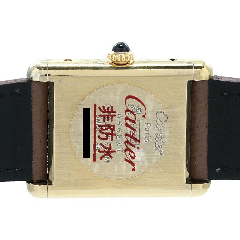 【中古】CARTIER MUST TANK LARGE MODEL VERMEIL カルティエ マスト タンク LM ヴェルメイユ 81975613 (6)