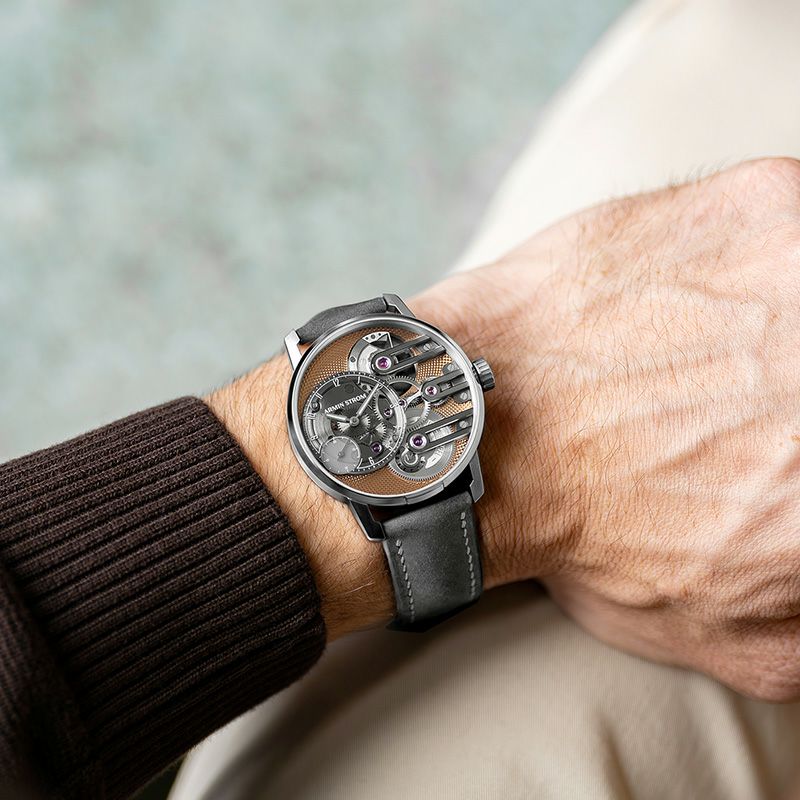 ARMIN STROM Gravity Equal Force Ultimate Sapphire Salmon アーミン・シュトローム グラヴィティ・イークォル・フォース アルティメット・サファイア サーモン ST24-GEF.SAL