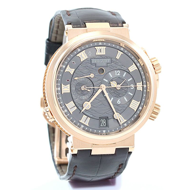 【中古】BREGUET MARINE ALARME MUSICALE 5547 ブレゲ マリーン アラーム ミュージカル 5547 5547BR/G3/9ZU (G5547BRG39ZU)