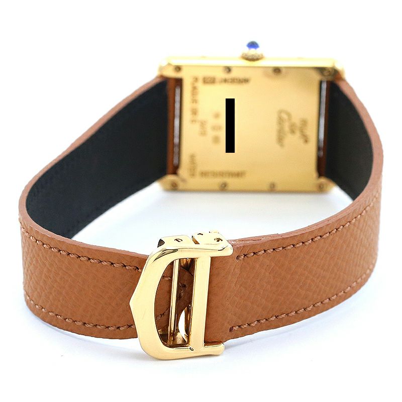 中古】CARTIER MUST TANK LARGE MODEL JUMBO VERMEIL カルティエ