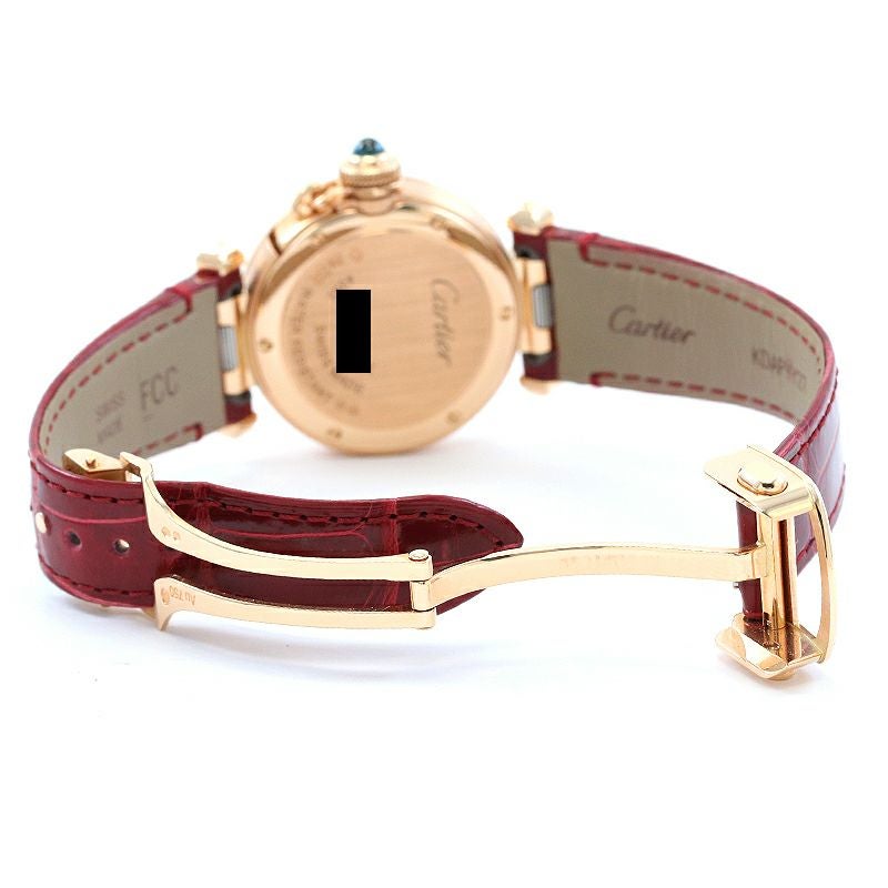 正規品★カルティエ★Cartier★レザー★Pasha★ケース 中古】CARTIER PASHA DE CARTIER 30MM カルティエ パシャ ドゥ