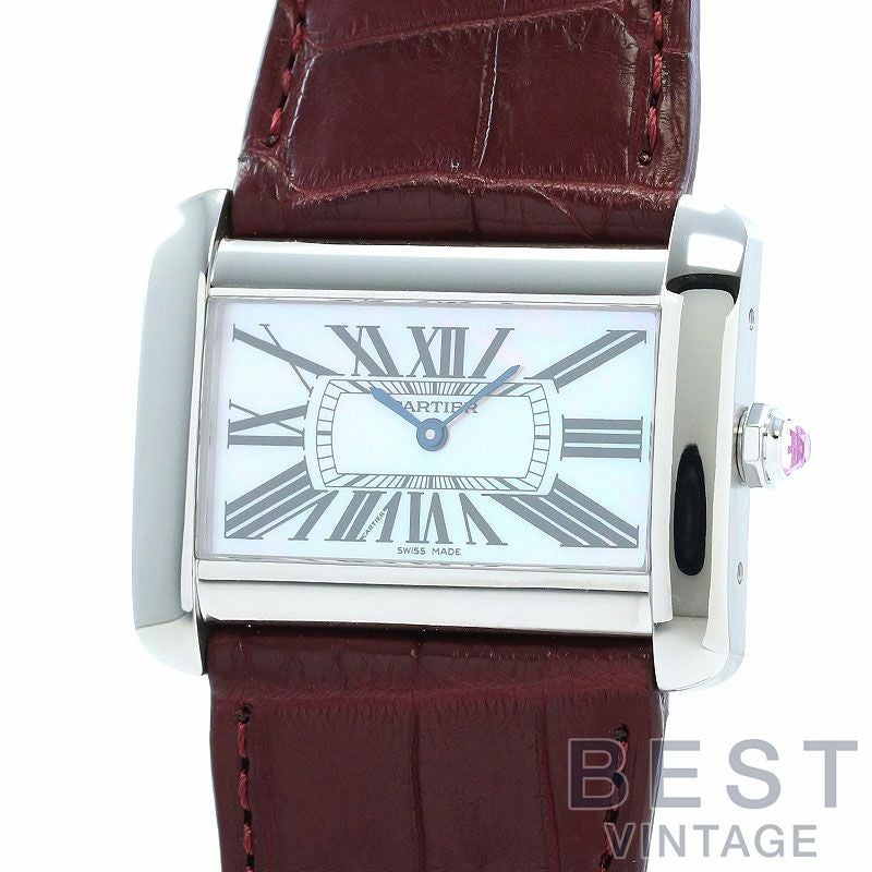 CARTIER カルティエ Tank Divan タンクディヴァン LMサイズ クォーツ YG750 ベゼルダイヤ リザードレザーバンド レッド 本体重量54.7g W6300556 美品 中古 4b009269 楽天市場】CARTIER カルティエ Tank Divan タンクディヴァン LMサイズ