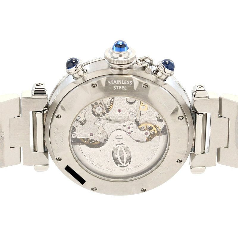 中古】CARTIER PASHA DE CARTIER PLONGEUR CHRONOGRAPH カルティエ 