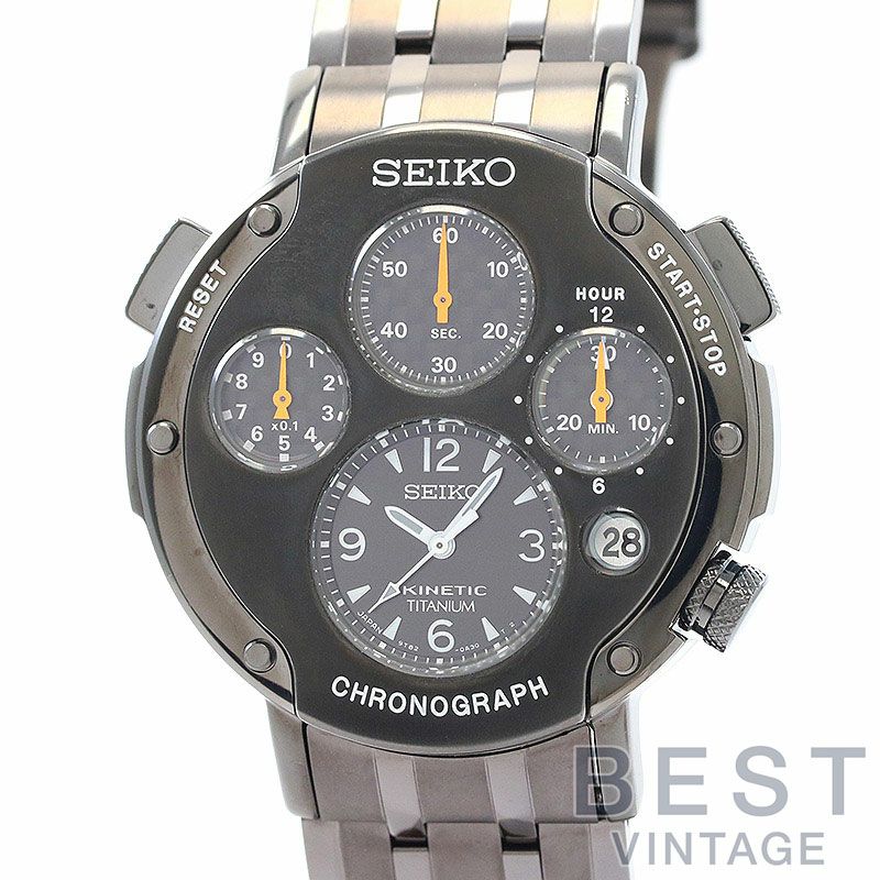 中古】SEIKO KINETIC CHRONOGRAPH 2nd MODEL セイコー キネティック