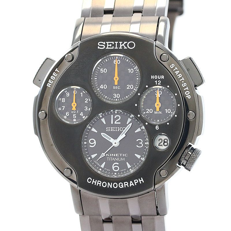 中古】SEIKO KINETIC CHRONOGRAPH 2nd MODEL セイコー キネティック 