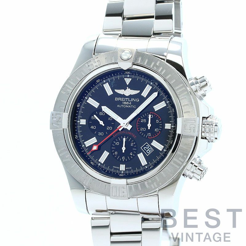 【中古】BREITLING SUPER AVENGER 01 BOUTIQUE EDITION ブライトリング スーパーアベンジャー 01 ブティックエディション AB01901A/BF88/168A (A009B88PSS)