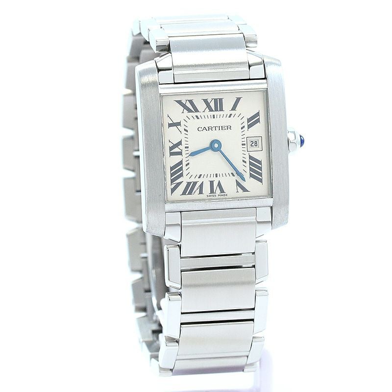 【中古】CARTIER TANK FRANCAISE MEDIUM MODEL カルティエ タンク フランセーズ MM W51011Q3